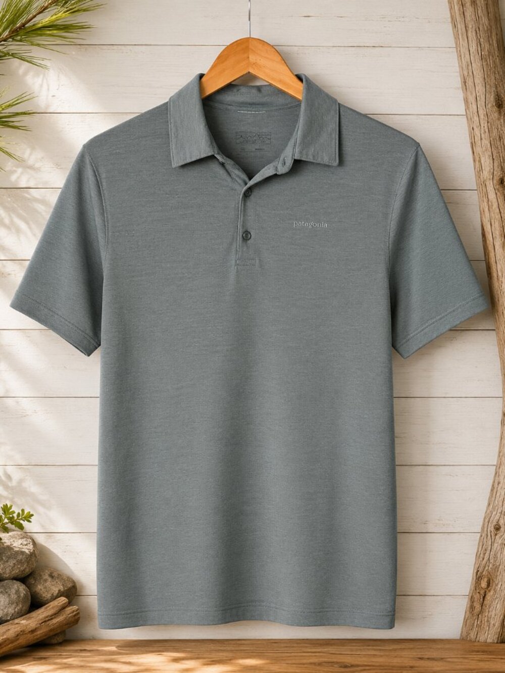 Patagonia Essential Polo Shirt Men's Medium Short Sleeve